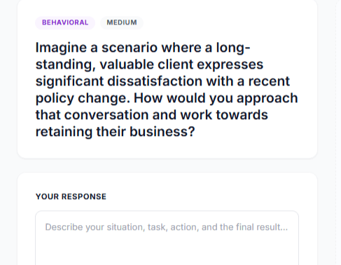 Interview preparation demo